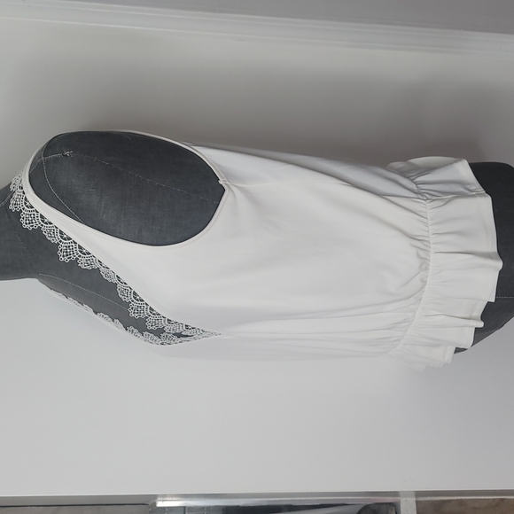 Express Laced detailed tank with cinched waist Size M. - Picture 2 of 5